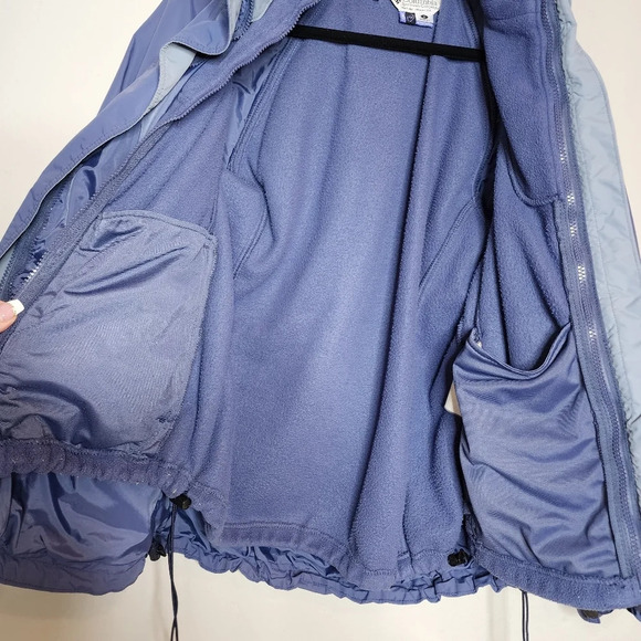 Columbia Bugaboo 3 in 1 Blue Coat Womens Size Large Fleece Lined Jacket - Picture 10 of 17